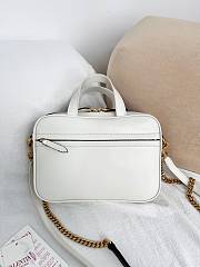 Valentino Garavani Viva Superstar Small Duffle Bag white size 23x16x8cm - 4