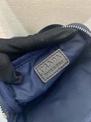 Prada Re-Nylon triangle-logo shoulder bag blue size 11.5x17x4.5cm - 6
