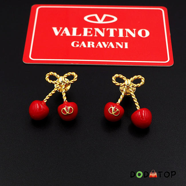 Valentino Garavani Chez Cherryfic earrings - 1