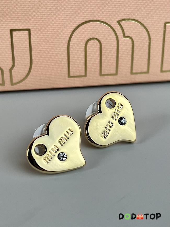 MiuMiu earing gold - 1