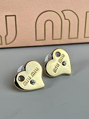 MiuMiu earing gold - 2