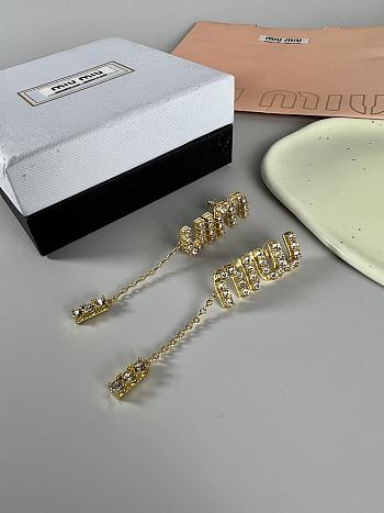 MiuMiu earing gold - 01