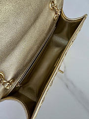 Chanel gold bag size 25X15X8 cm - 4