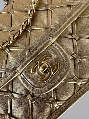 Chanel gold bag size 25X15X8 cm - 2