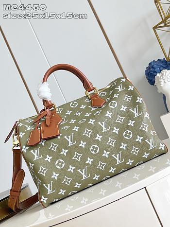 Louis Vuitton Speedy P9 Bandoulière 40 green M24418 bag size 40x 26 x23 cm