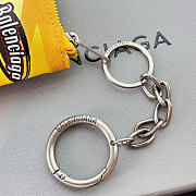 balenciaga keyring chips charm yellow - 3