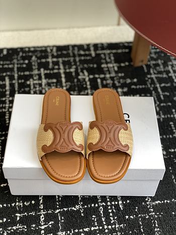 Celine slide brown