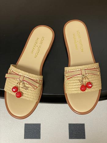 1AHLRN LV x TM Lily Flat Mule beige