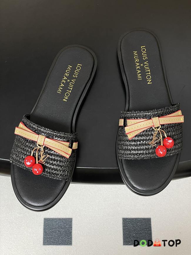 1AHLRN LV x TM Lily Flat Mule black - 1