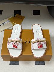 LV x TM Lily Flat Mule white - 4
