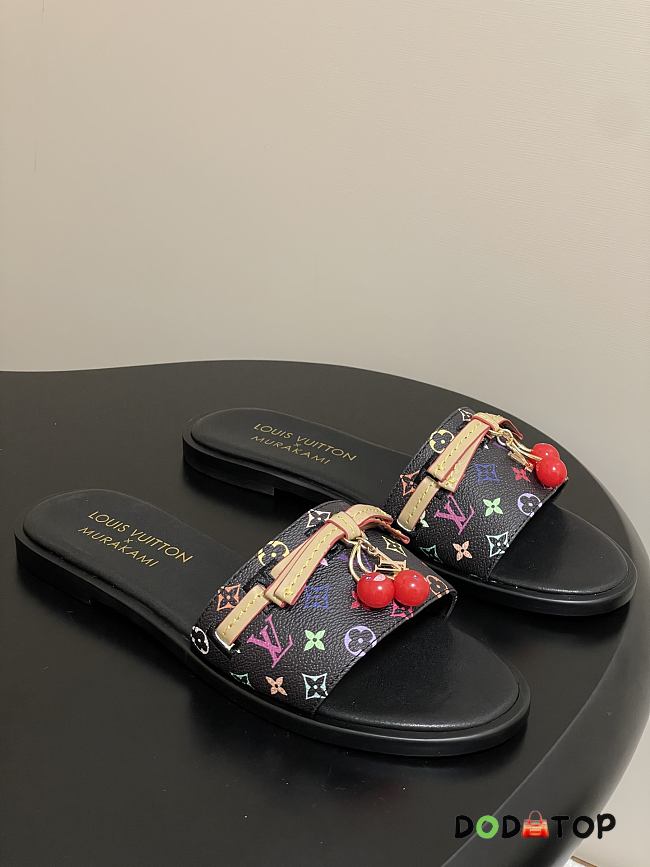 LV x TM Lily Flat Mule black - 1