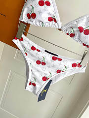 Louis Vuitton cherry white swimsuit - 4