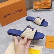 Louis Vuitton 1AHLX6 LV Mare Flat Mule blue - 5