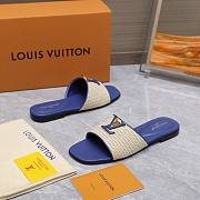 Louis Vuitton 1AHLX6 LV Mare Flat Mule blue - 3
