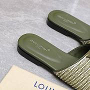 Louis Vuitton 1AHLX6 LV Mare Flat Mule green - 6