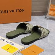 Louis Vuitton 1AHLX6 LV Mare Flat Mule green - 5