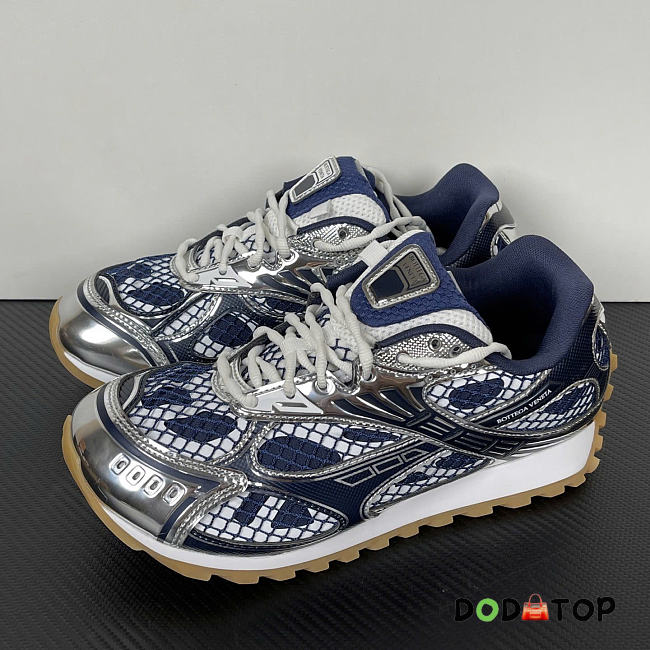 Bottega Veneta Low-top Sneakers silver navi - 1