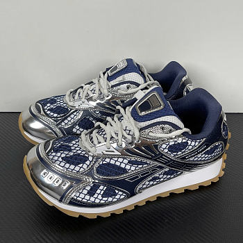 Bottega Veneta Low-top Sneakers silver navi