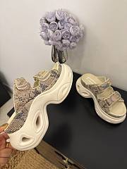 Chanel sandals gray - 5