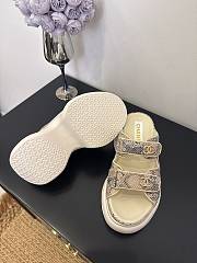 Chanel sandals gray - 3