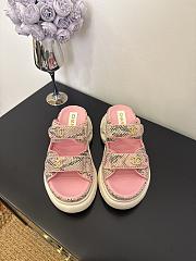 Chanel sandals pink - 01 - 1
