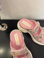 Chanel sandals pink - 01 - 3
