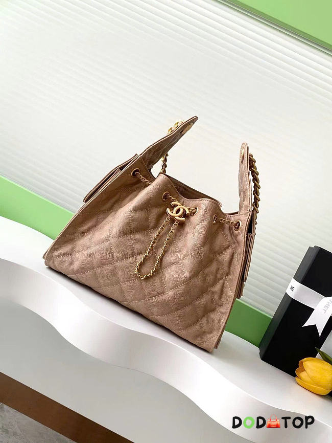 Chanel 25 tweed brown bag size 40x30x15 cm - 1