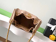 Chanel 25 tweed brown bag size 40x30x15 cm - 5