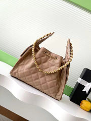 Chanel 25 tweed brown bag size 40x30x15 cm - 4