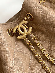 Chanel 25 tweed brown bag size 40x30x15 cm - 2
