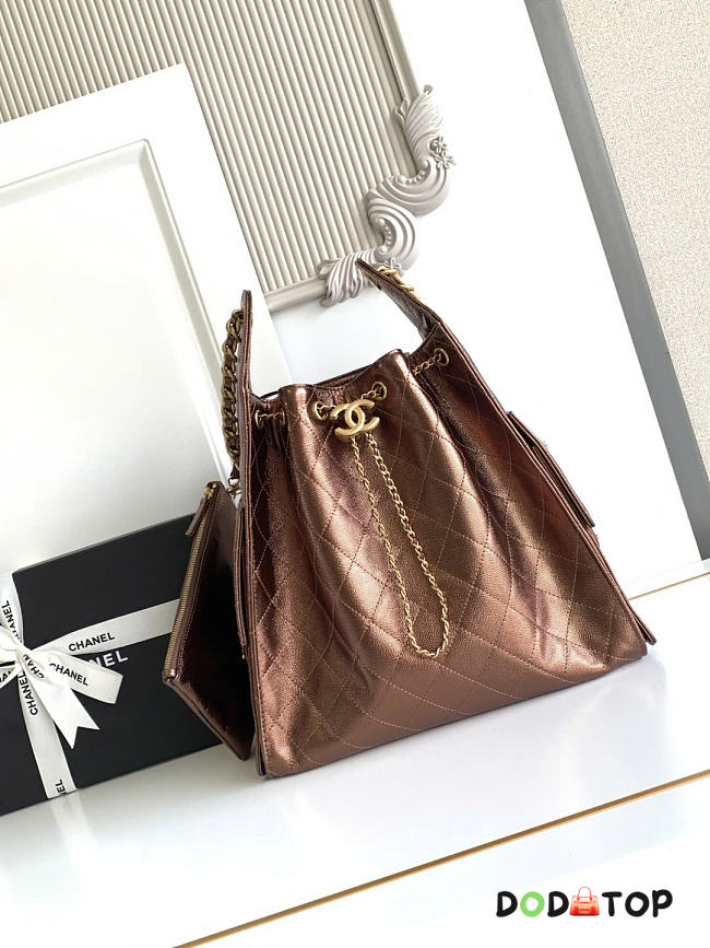 Chanel 25  Bronze brown bag size 40x30x15 cm - 1