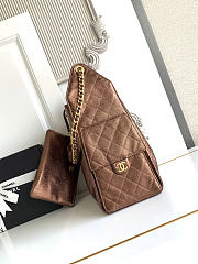 Chanel 25  Bronze brown bag size 40x30x15 cm - 5