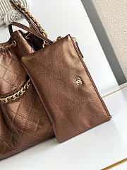 Chanel 25  Bronze brown bag size 40x30x15 cm - 3