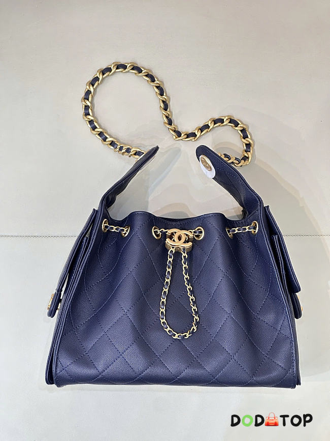 Chanel 25 Blue navi bag size 40x30x15 cm - 1