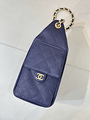 Chanel 25 Blue navi bag size 40x30x15 cm - 2