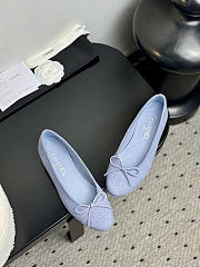Chanel Blue ballet flats  - 4