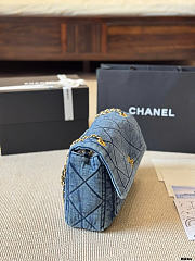 Chanel vintage denim bag size 32cm - 6