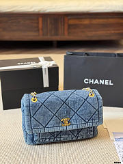 Chanel vintage denim bag size 32cm - 5