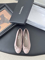 Chanel dusty rose ballet flats  - 4