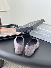 Chanel gray ballet flats - 5