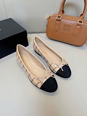 Chanel beige&black ballet flats - 1