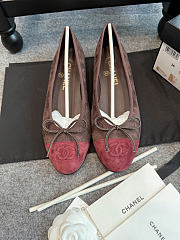 Chanel brown ballet flats - 1