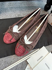 Chanel brown ballet flats - 4