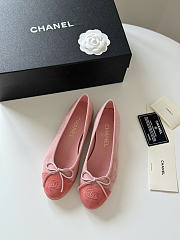 Chanel pink baby ballet flats - 3