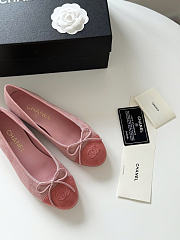 Chanel pink baby ballet flats - 2