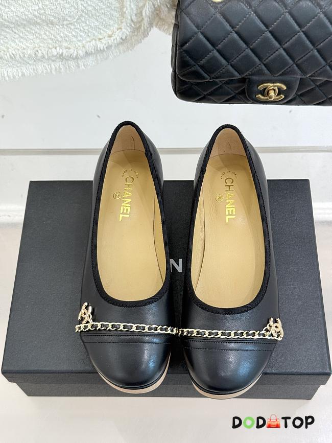 Chanel black ballet flats - 01 - 1