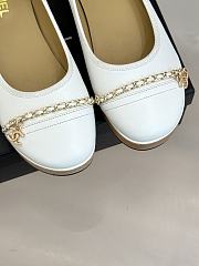 Chanel white ballet flats - 01 - 6