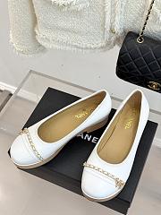 Chanel white ballet flats - 01 - 4