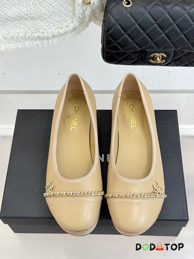 Chanel beige ballet flats - 01 - 1