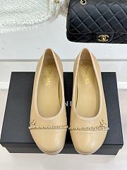 Chanel beige ballet flats - 01 - 1
